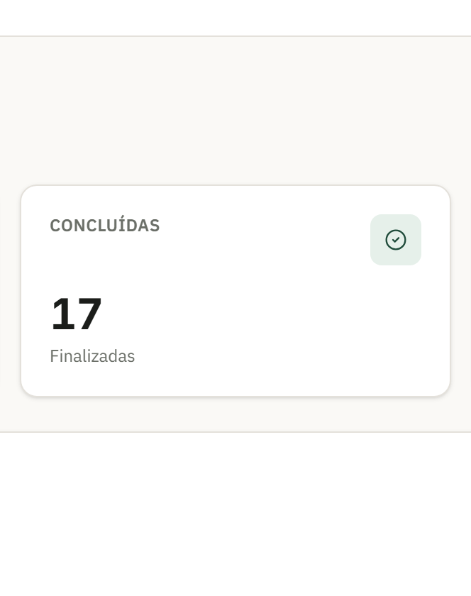 Card de locações concluídas da tela de Locações da Frotana, mostrando a contagem de locações finalizadas.